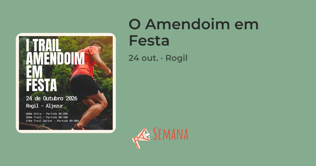 O Amendoim em Festa | Pá Semana